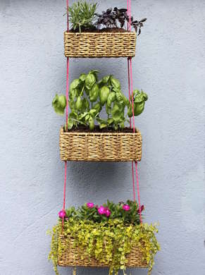 tiered hanging baskets