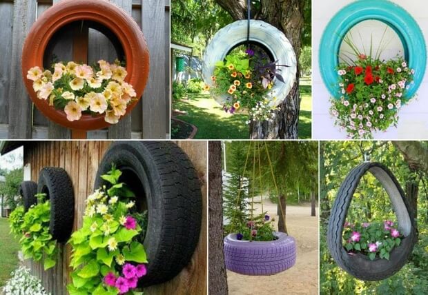 tire garden