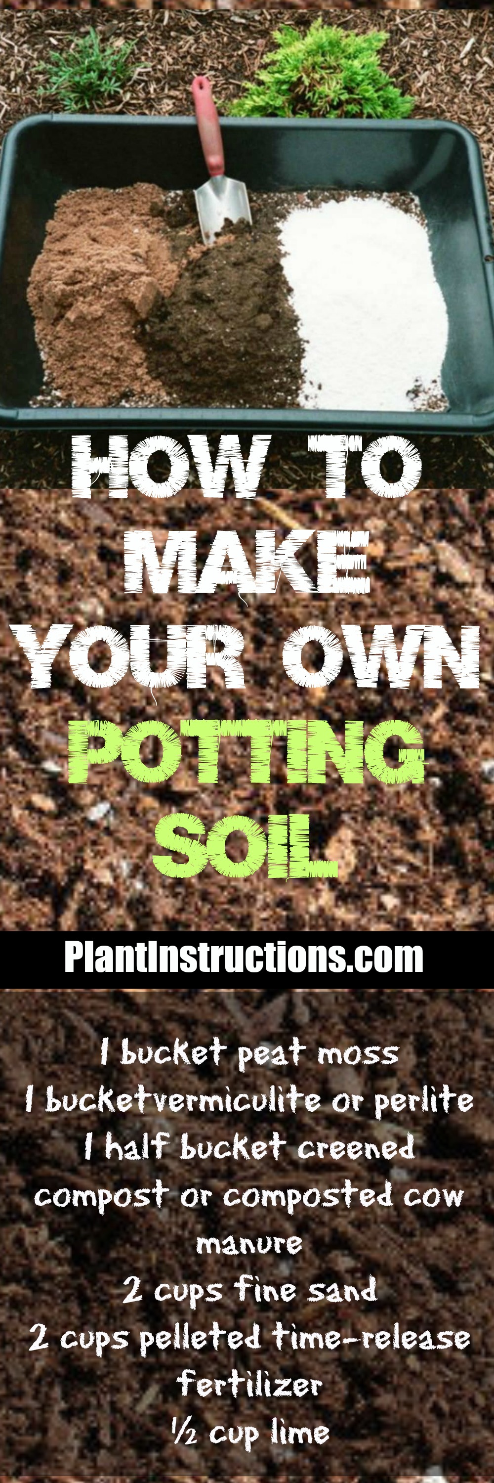 How to Make Potting Soil: DIY Potting Soil - Plant ...