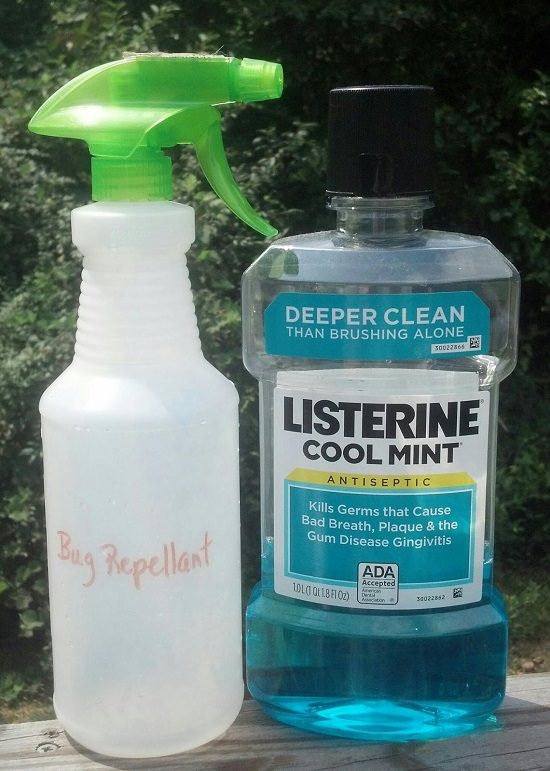 listerine mosquito repellent