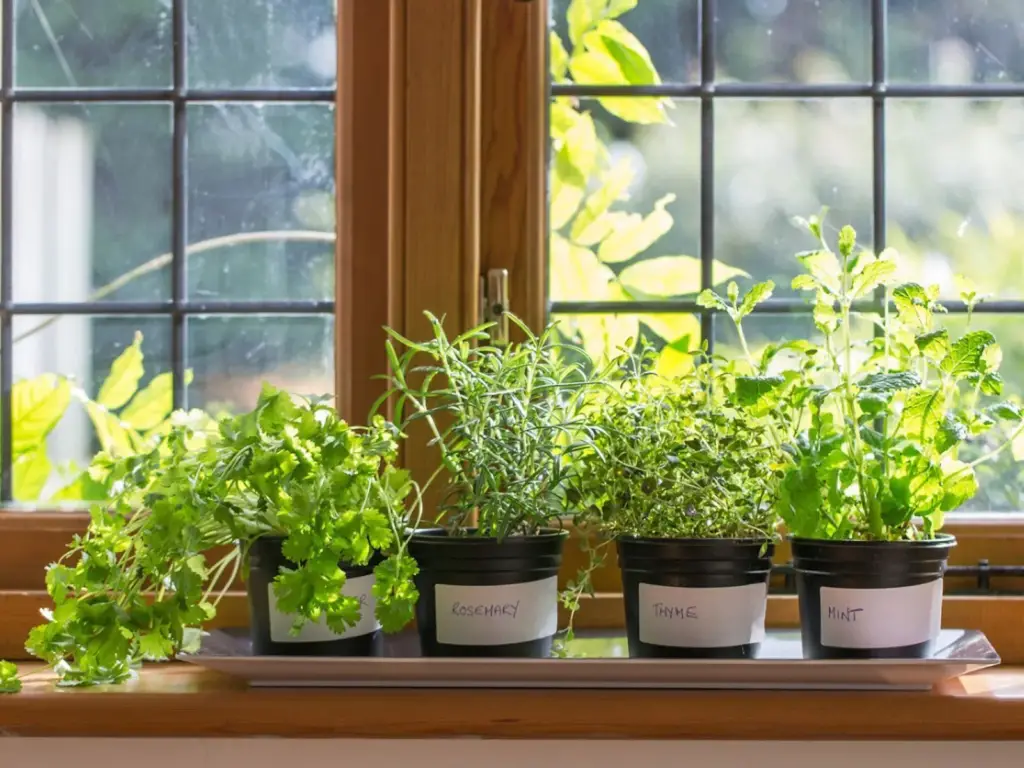 easiest herbs to grow indoors
